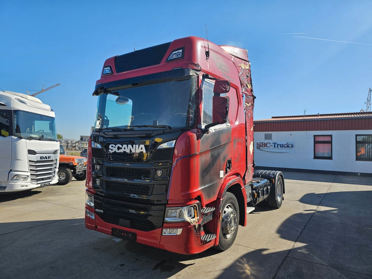Scania R 460 * BRANDSCHADEN * ACC * RETARDER * LEDER * - Sattelzugmaschine: das Bild 1 Scania R 460 * BRANDSCHADEN * ACC * RETARDER * LEDER * - Sattelzugmaschine: das Bild 1