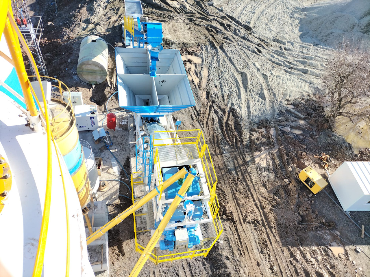 Betonmischanlage, Zustand - NEU PROMAX MOBILE CONCRETE BATCHING PLANT M100-TWN (100m3/h): das Bild 10