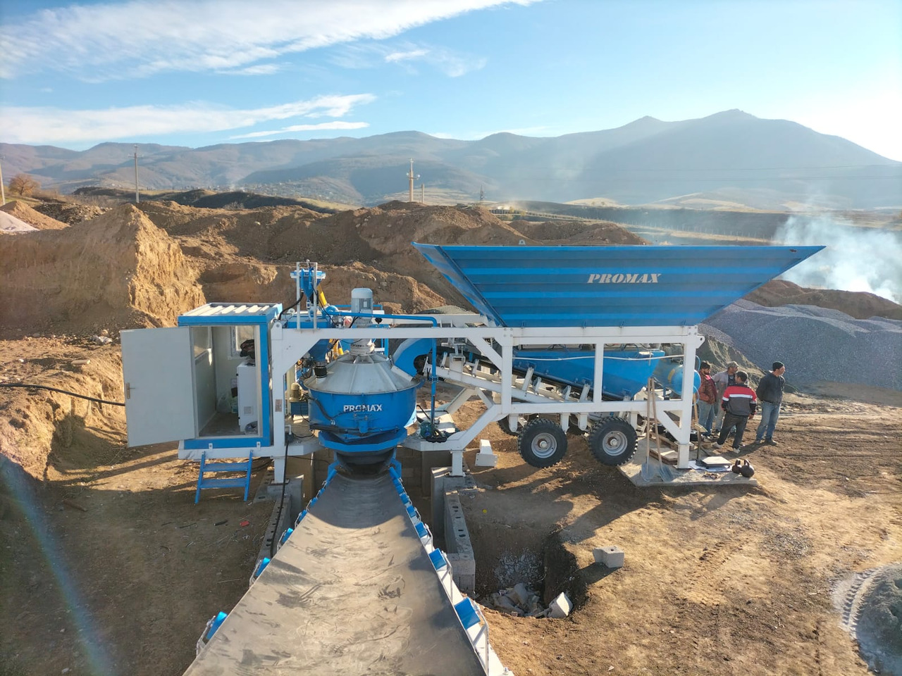 PROMAX MOBILE CONCRETE PLANT M35-PLNT (35M3/H) - Betonmischanlage: das Bild 3 PROMAX MOBILE CONCRETE PLANT M35-PLNT (35M3/H) - Betonmischanlage: das Bild 3