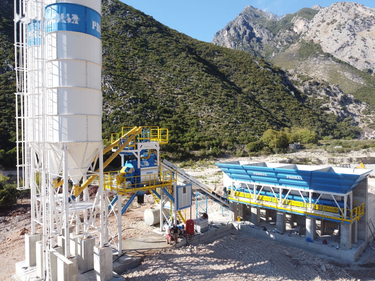 Promax Compact Concrete Batching Plant C100-TWN-LINE (100m3/h) - Betonmischanlage: das Bild 1 Promax Compact Concrete Batching Plant C100-TWN-LINE (100m3/h) - Betonmischanlage: das Bild 1