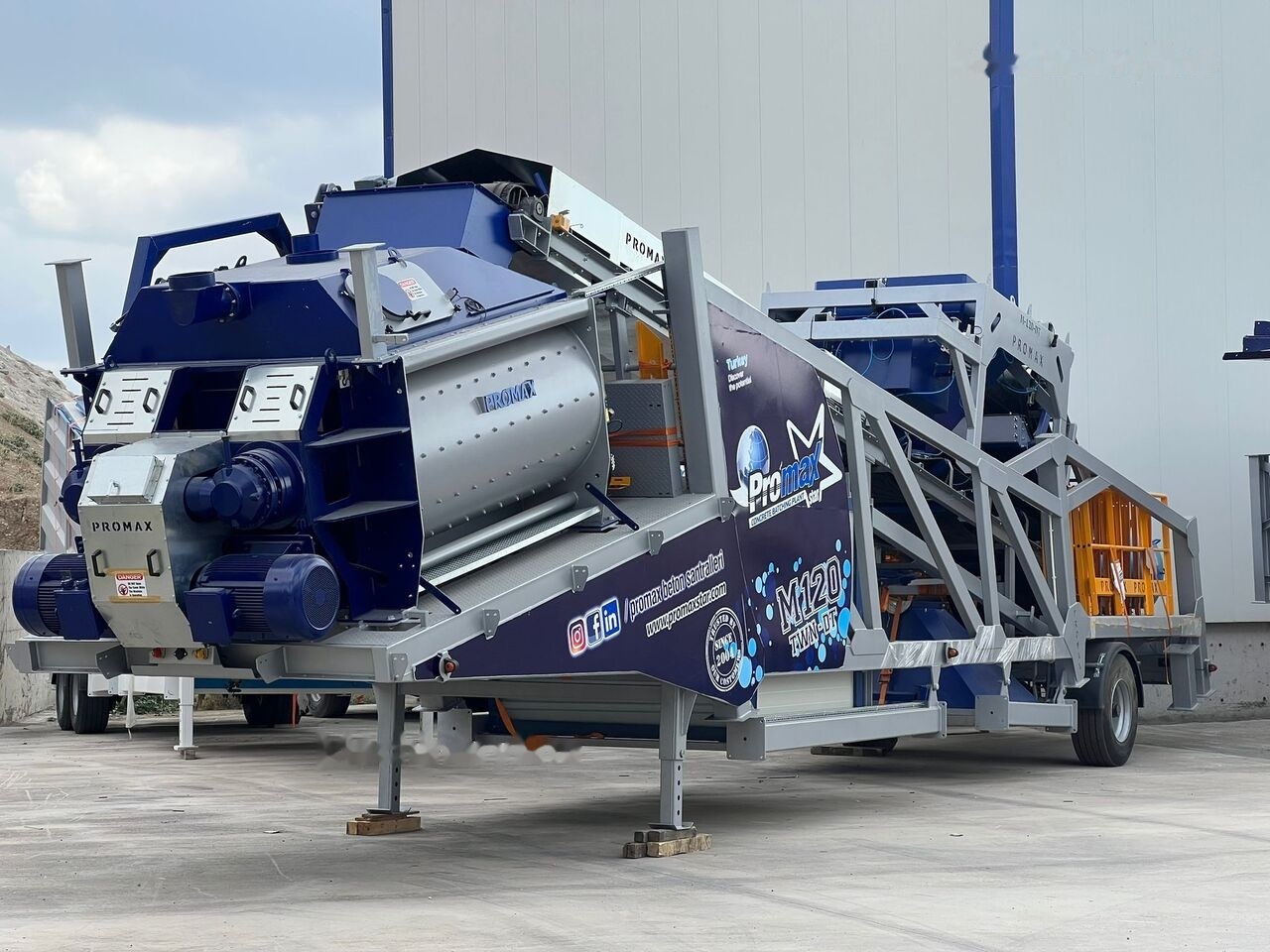 Promax Mobile Concrete Batching Plant PROMAX M120-TWN DT (120m³/h) - Betonmischanlage: das Bild 5 Promax Mobile Concrete Batching Plant PROMAX M120-TWN DT (120m³/h) - Betonmischanlage: das Bild 5