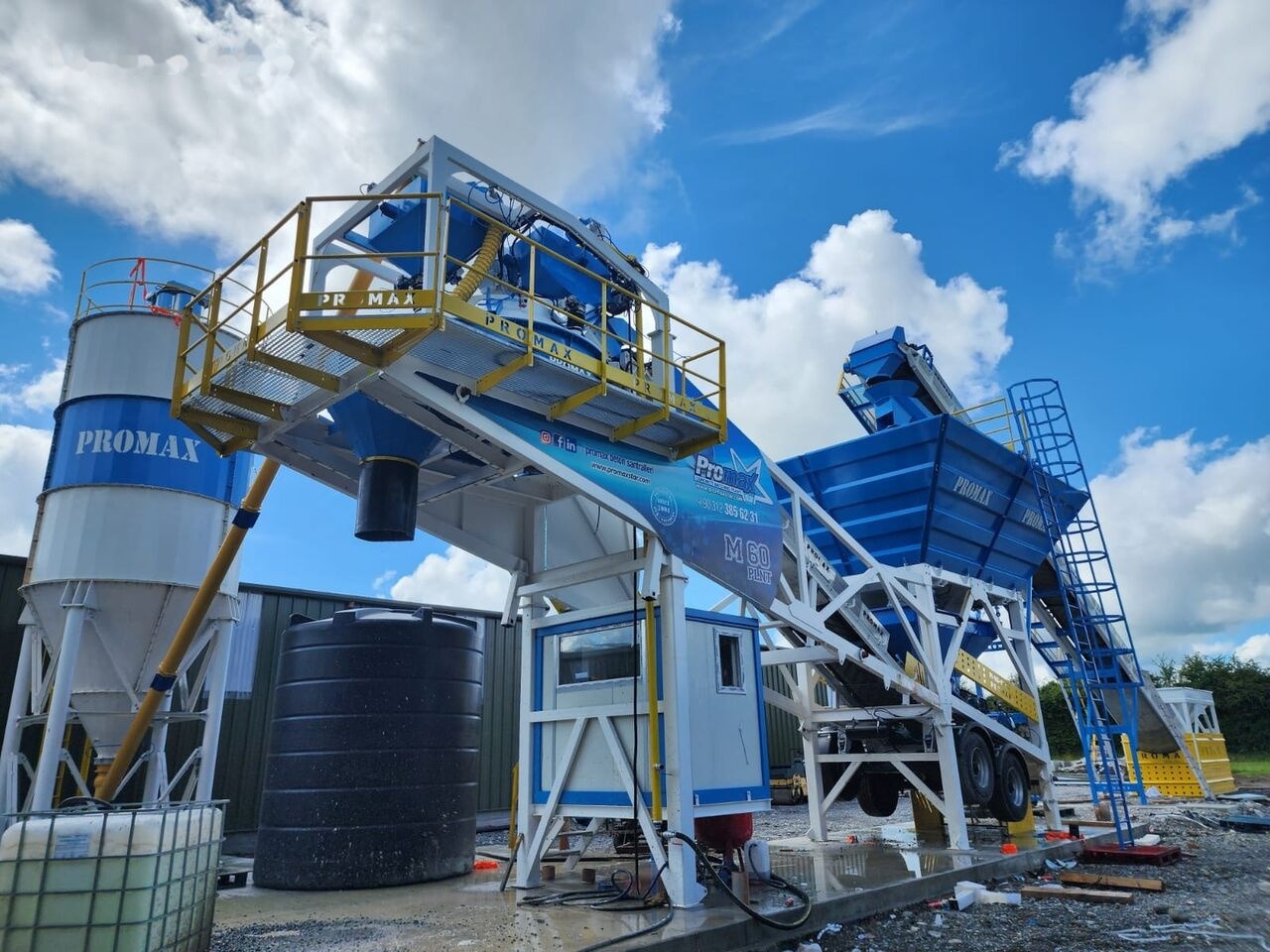 Promax Mobile Concrete Batching Plant PROMAX M60-PLNT (60m³/h) - Zementsilo: das Bild 4 Promax Mobile Concrete Batching Plant PROMAX M60-PLNT (60m³/h) - Zementsilo: das Bild 4