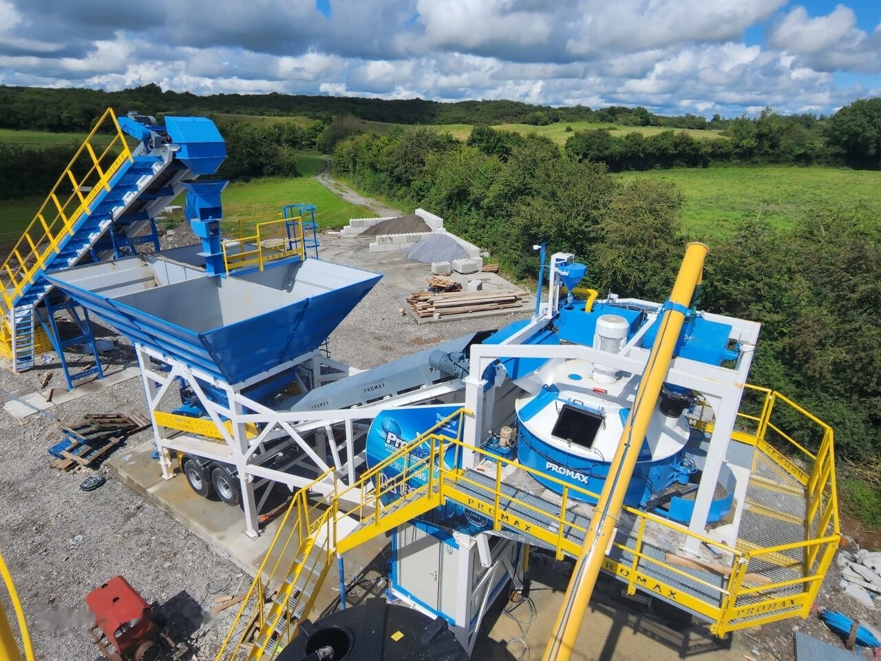 Promax Mobile Concrete Batching Plant PROMAX M60-PLNT (60m³/h) - Zementsilo: das Bild 2 Promax Mobile Concrete Batching Plant PROMAX M60-PLNT (60m³/h) - Zementsilo: das Bild 2