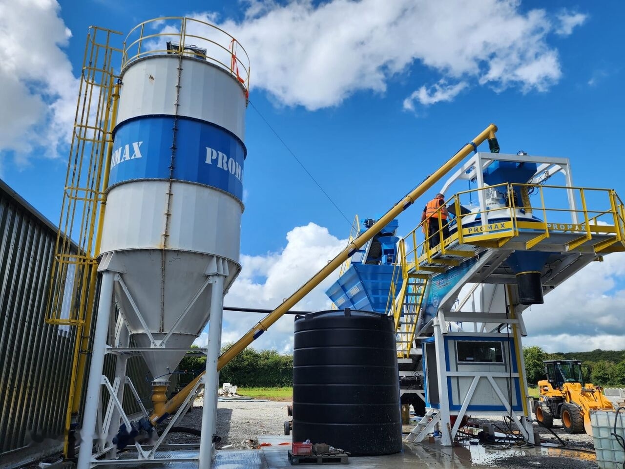 Promax Mobile Concrete Batching Plant PROMAX M60-PLNT (60m³/h) - Zementsilo: das Bild 3 Promax Mobile Concrete Batching Plant PROMAX M60-PLNT (60m³/h) - Zementsilo: das Bild 3