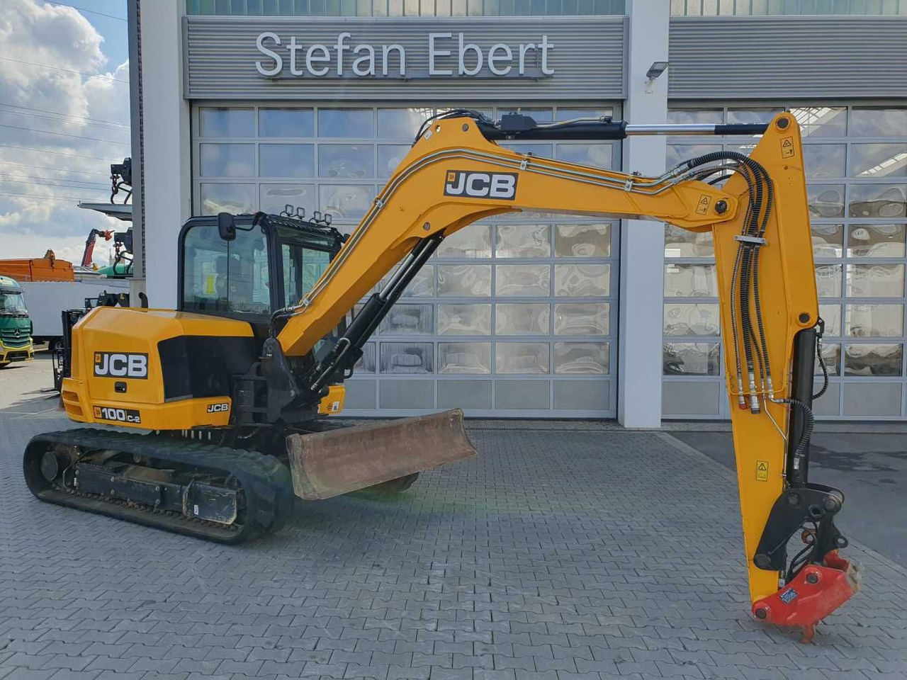 JCB 100C-2 / nur 471h! / 2022 / Lehnhoff HS08 - Kettenbagger: das Bild 1 JCB 100C-2 / nur 471h! / 2022 / Lehnhoff HS08 - Kettenbagger: das Bild 1