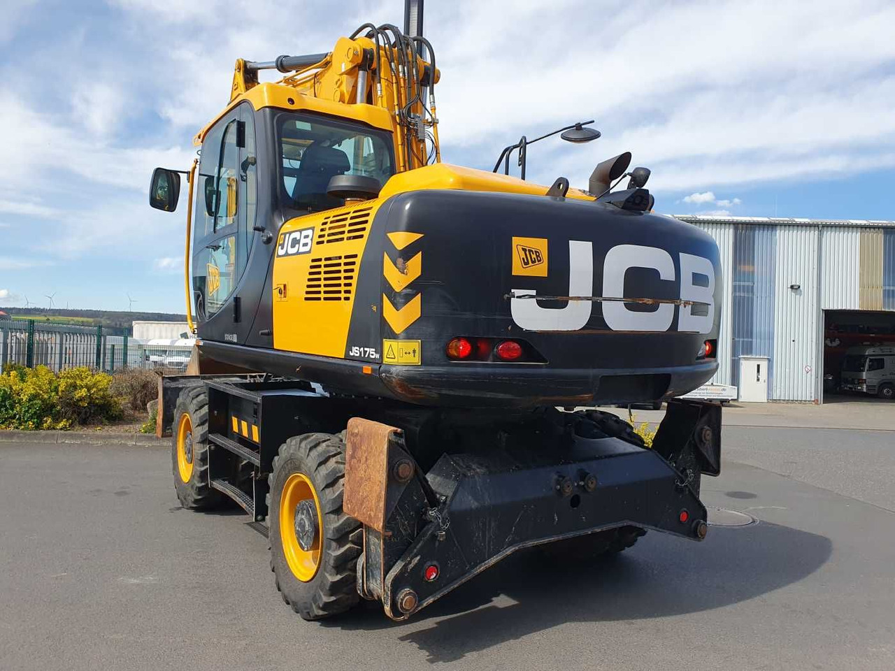 JCB JS 175 W / 2024 / nur 622h! / 1x Tieflöffel - Mobilbagger: das Bild 3 JCB JS 175 W / 2024 / nur 622h! / 1x Tieflöffel - Mobilbagger: das Bild 3