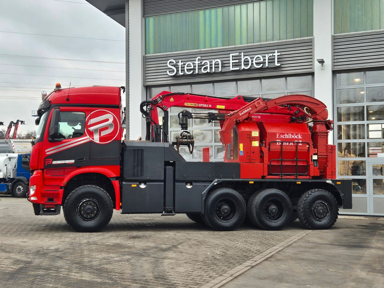 TUROX 8x8 Eschlböck Biber 92 Holzhacker / 1.512h - LKW, Autokran: das Bild 5 TUROX 8x8 Eschlböck Biber 92 Holzhacker / 1.512h - LKW, Autokran: das Bild 5