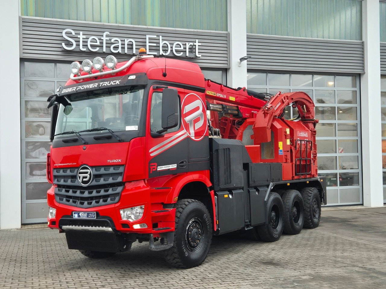TUROX 8x8 Eschlböck Biber 92 Holzhacker / 1.512h - LKW, Autokran: das Bild 3 TUROX 8x8 Eschlböck Biber 92 Holzhacker / 1.512h - LKW, Autokran: das Bild 3