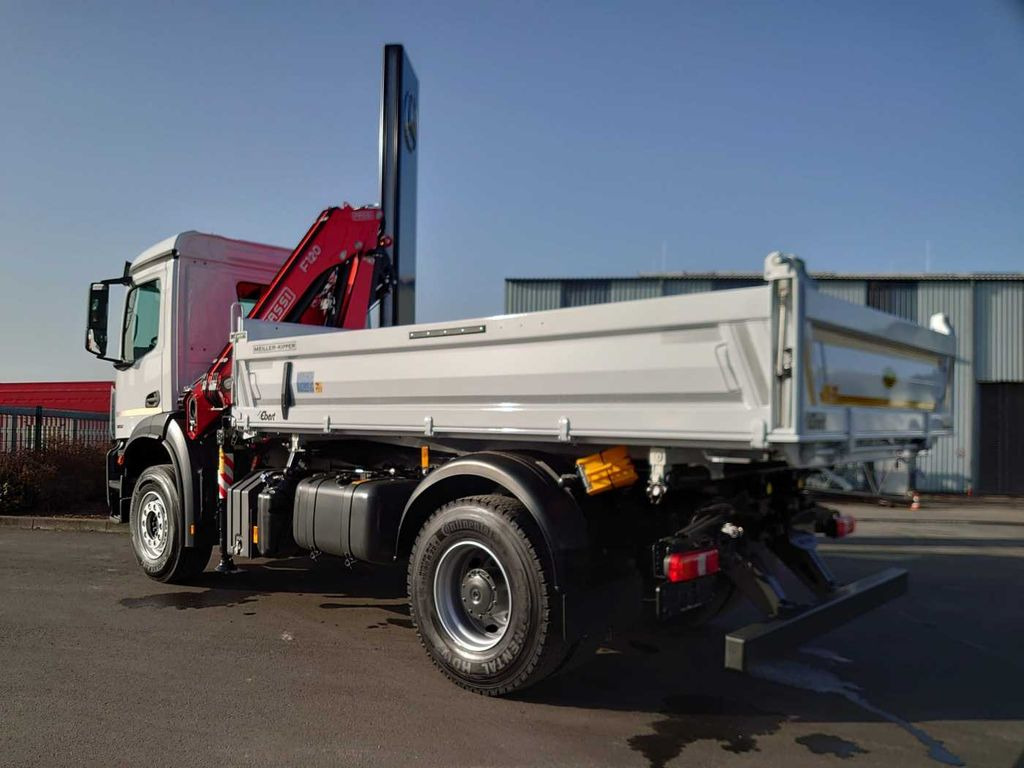 Kipper, Autokran, Zustand - NEU Mercedes-Benz Arocs 1832 KK 4x2 Kipper+Kran Fassi F120+Funk: das Bild 7