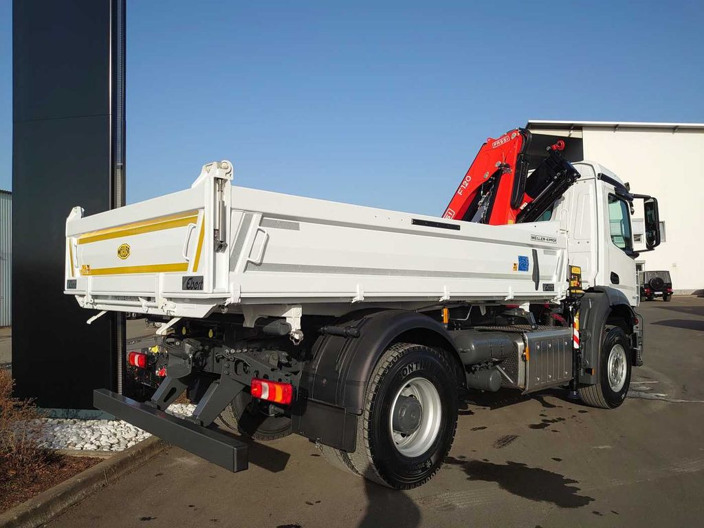 Kipper, Autokran, Zustand - NEU Mercedes-Benz Arocs 1832 KK 4x2 Kipper+Kran Fassi F120+Funk: das Bild 8