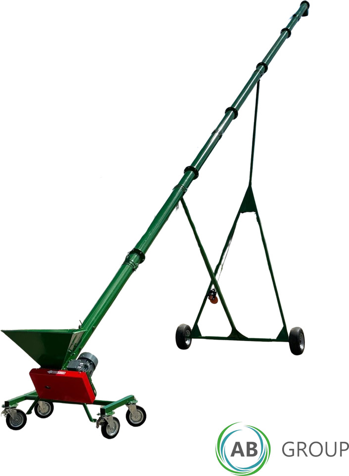 M-rol screw conveyor T401/1 with basket, Ø 110, 8 m - Nacherntebehandlung Gerät: das Bild 1 M-rol screw conveyor T401/1 with basket, Ø 110, 8 m - Nacherntebehandlung Gerät: das Bild 1