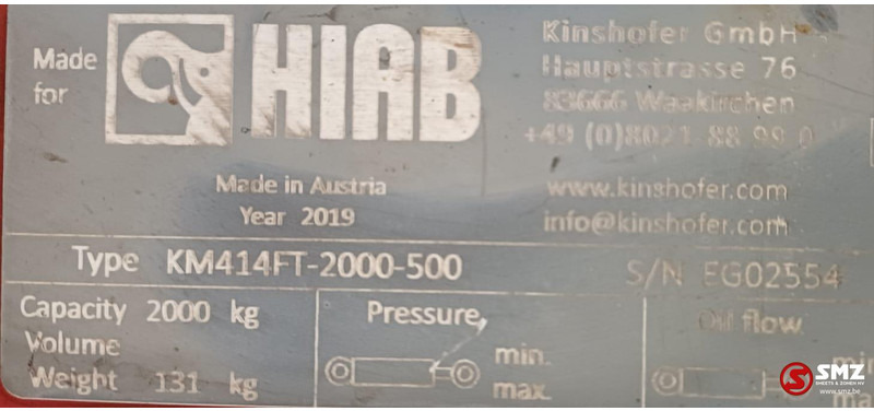 Hiab Occ palletbord KM414FT-2000-500 Hiab - Anbauteil für Flurförderzeug: das Bild 5 Hiab Occ palletbord KM414FT-2000-500 Hiab - Anbauteil für Flurförderzeug: das Bild 5