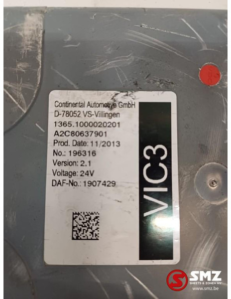 DAF Occ ECU VIC3 regeleenheid DAF - Steuergerät für LKW: das Bild 5 DAF Occ ECU VIC3 regeleenheid DAF - Steuergerät für LKW: das Bild 5