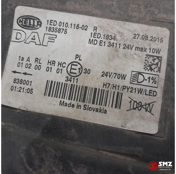 DAF Occ koplamp rechts DAF - Hauptscheinwerfer für LKW: das Bild 3 DAF Occ koplamp rechts DAF - Hauptscheinwerfer für LKW: das Bild 3
