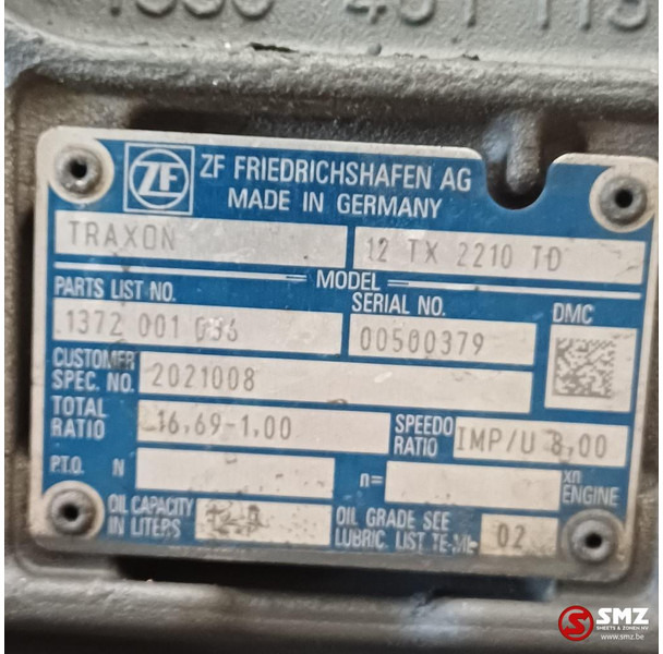 DAF Occ versnellingsbak 12TX2210TD DAF - Getriebe für LKW: das Bild 5 DAF Occ versnellingsbak 12TX2210TD DAF - Getriebe für LKW: das Bild 5
