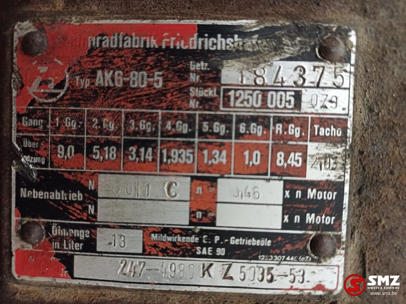 Deutz Occ motor F6L413V Deutz + versnellingsbak AK6-80-5 - Motor für LKW: das Bild 5 Deutz Occ motor F6L413V Deutz + versnellingsbak AK6-80-5 - Motor für LKW: das Bild 5