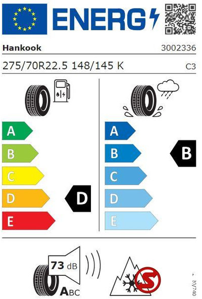 Hankook Band 275/70r22.5 hankook am15 - Reifen für LKW: das Bild 2 Hankook Band 275/70r22.5 hankook am15 - Reifen für LKW: das Bild 2
