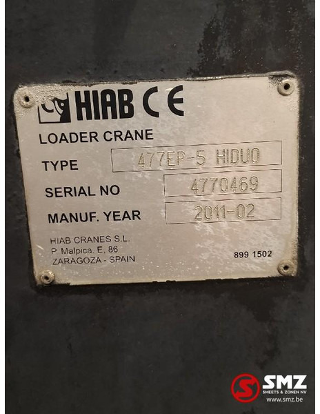 Hiab Occ Autolaadkraan Hiab 477-5 + radio - Ausleger: das Bild 5 Hiab Occ Autolaadkraan Hiab 477-5 + radio - Ausleger: das Bild 5