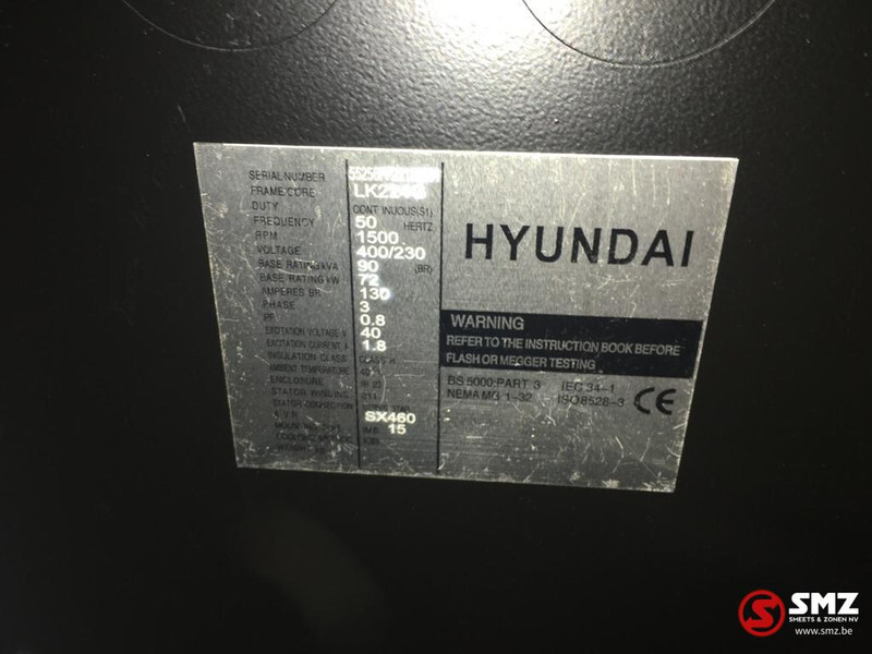 Stromgenerator, Zustand - NEU Hyundai Stroomgroep Hyundai 100KVA HHDD100: das Bild 9