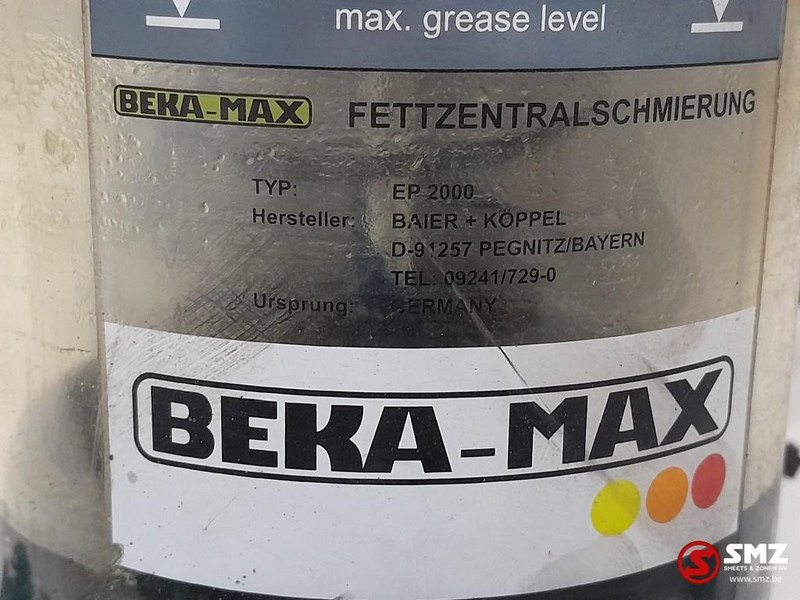 MAN Occ centrale vetsmering Bekamax EP2000 - Rahmen/ Chassis für LKW: das Bild 5 MAN Occ centrale vetsmering Bekamax EP2000 - Rahmen/ Chassis für LKW: das Bild 5