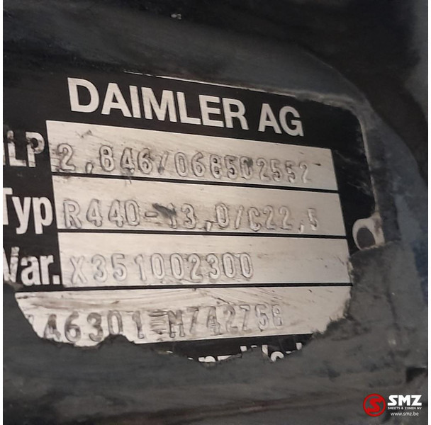 Mercedes-Benz Occ differentiëel R440-13,0/C22,5 i=2,846 Mercedes - Differenzial Getriebe für LKW: das Bild 5 Mercedes-Benz Occ differentiëel R440-13,0/C22,5 i=2,846 Mercedes - Differenzial Getriebe für LKW: das Bild 5