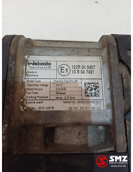 Scania Occ standverwarming Thermo Top Pro 33 Scania - Heizung/ Lüftung für LKW: das Bild 5 Scania Occ standverwarming Thermo Top Pro 33 Scania - Heizung/ Lüftung für LKW: das Bild 5