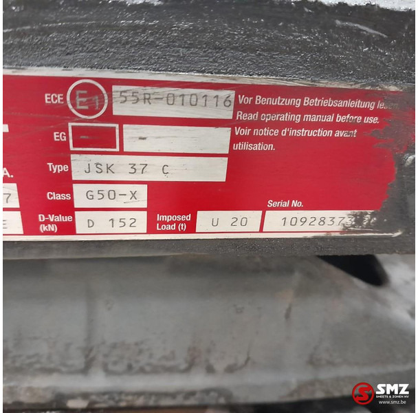 Sattelkupplung für LKW jost Occ koppelschotel JSK37C + montageplaat Jost: das Bild 6