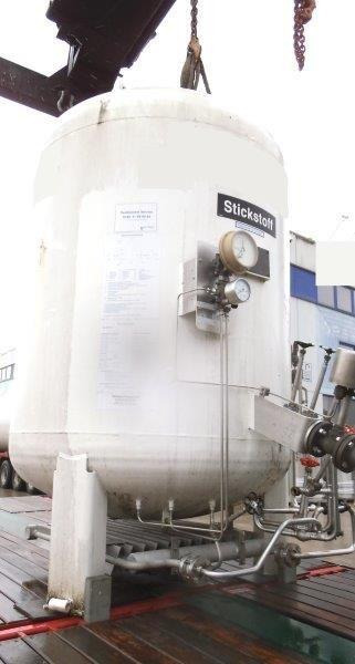 Tank für Sauerstoff, Argon, Stickstoff 6640 L - Lagertank: das Bild 2 Tank für Sauerstoff, Argon, Stickstoff 6640 L - Lagertank: das Bild 2
