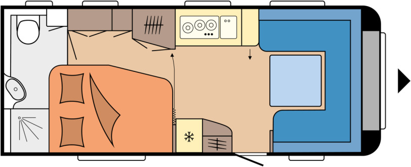 EXCELLENT 560 WFU - Wohnwagen: das Bild 1 EXCELLENT 560 WFU - Wohnwagen: das Bild 1