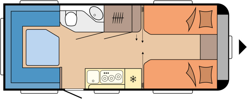 Hobby MAXIA 585 UL - Wohnwagen: das Bild 1 Hobby MAXIA 585 UL - Wohnwagen: das Bild 1