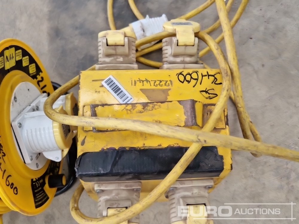 Baugeräte 110 Volt Splitter Box, 25m Extension Reel (3 of): das Bild 19