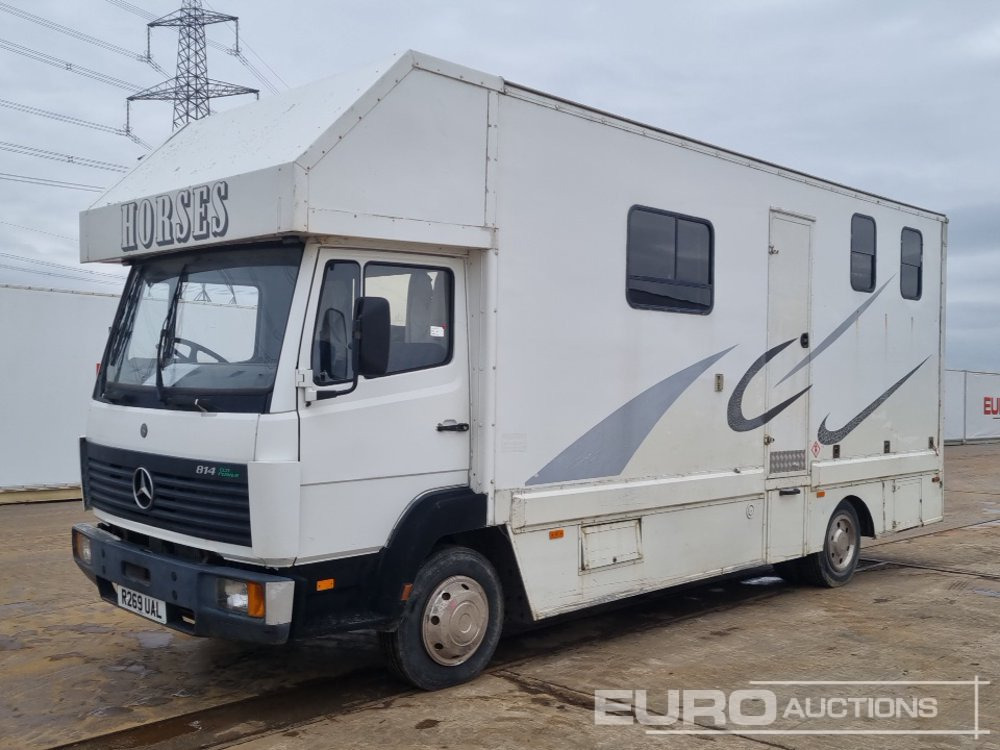 1998 Mercedes 814 - Pferdetransporter: das Bild 1 1998 Mercedes 814 - Pferdetransporter: das Bild 1