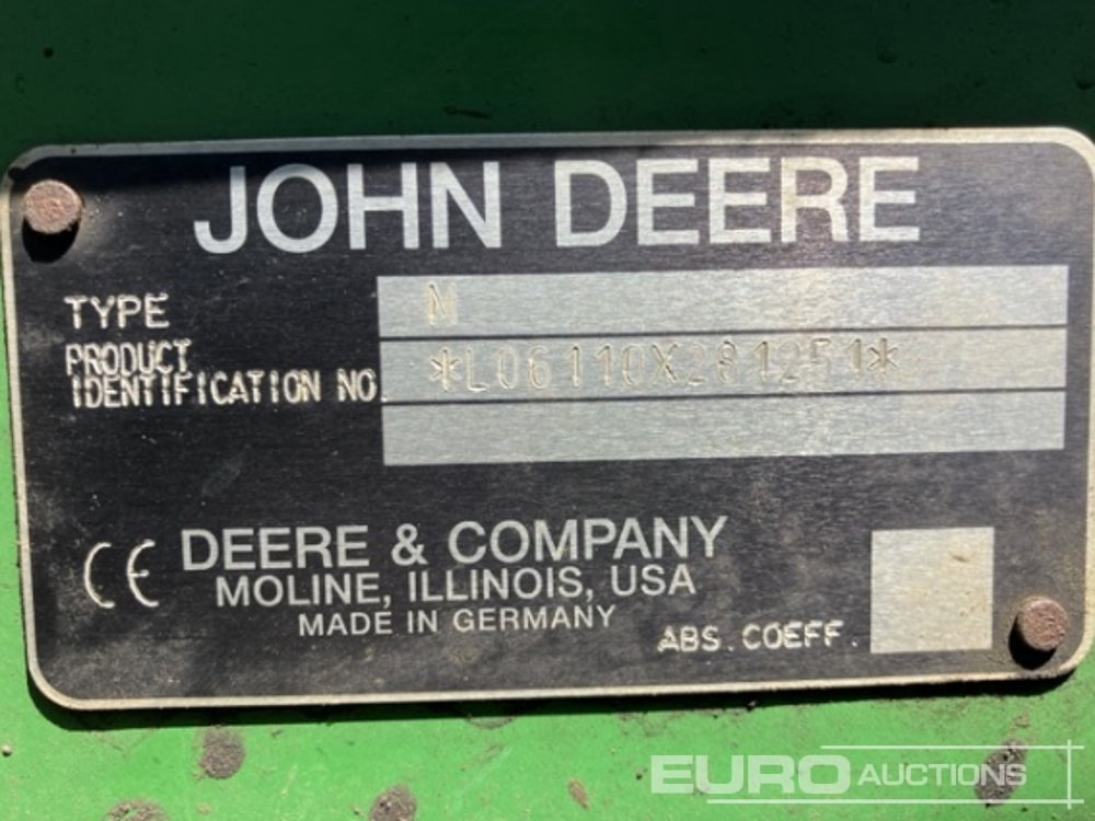 Traktor 2001 John Deere 6110: das Bild 7