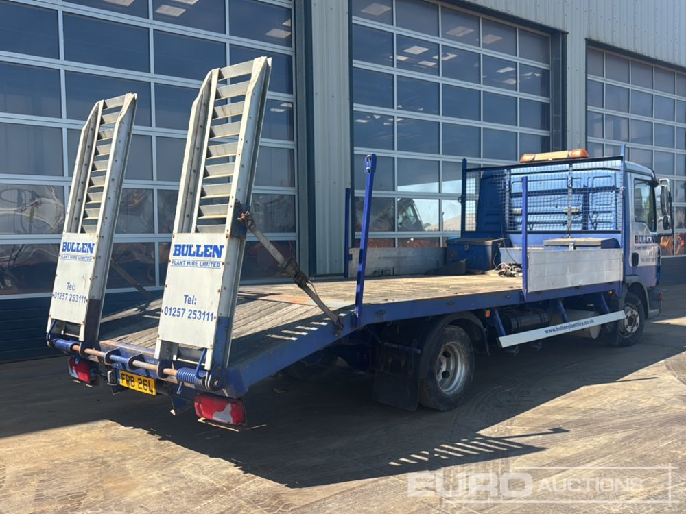 2006 MAN 4x2 Beavertail Plant Lorry, Winch, Ramps, Automatic Gearbox (Electrical Fault) - Autotransporter LKW: das Bild 4 2006 MAN 4x2 Beavertail Plant Lorry, Winch, Ramps, Automatic Gearbox (Electrical Fault) - Autotransporter LKW: das Bild 4
