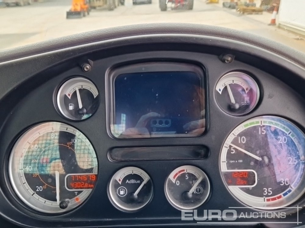 Pritsche LKW Für die Beförderung von schwere Technik 2008 DAF LF55-220: das Bild 25
