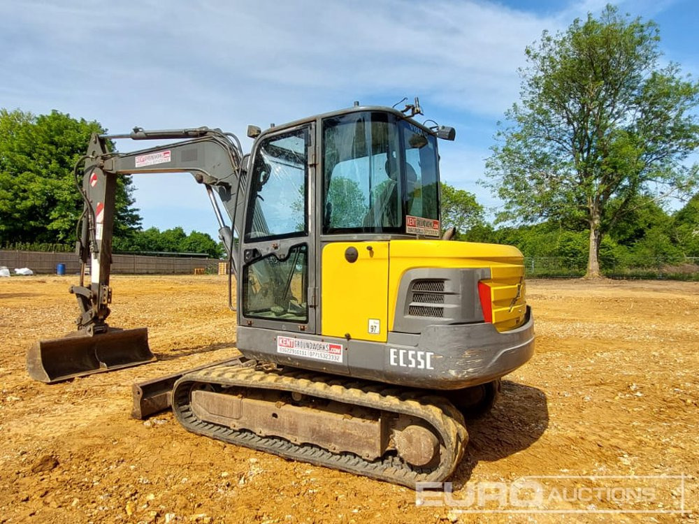 2010 Volvo EC55C - Minibagger: das Bild 4 2010 Volvo EC55C - Minibagger: das Bild 4