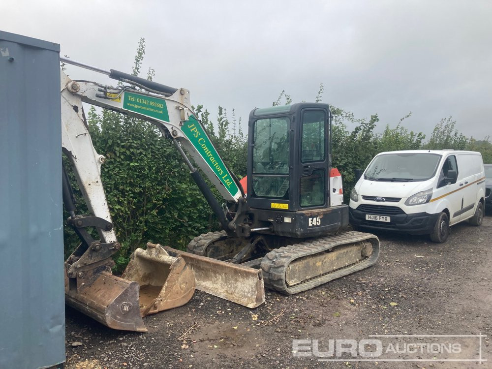 2011 Bobcat E45 - Minibagger: das Bild 1 2011 Bobcat E45 - Minibagger: das Bild 1