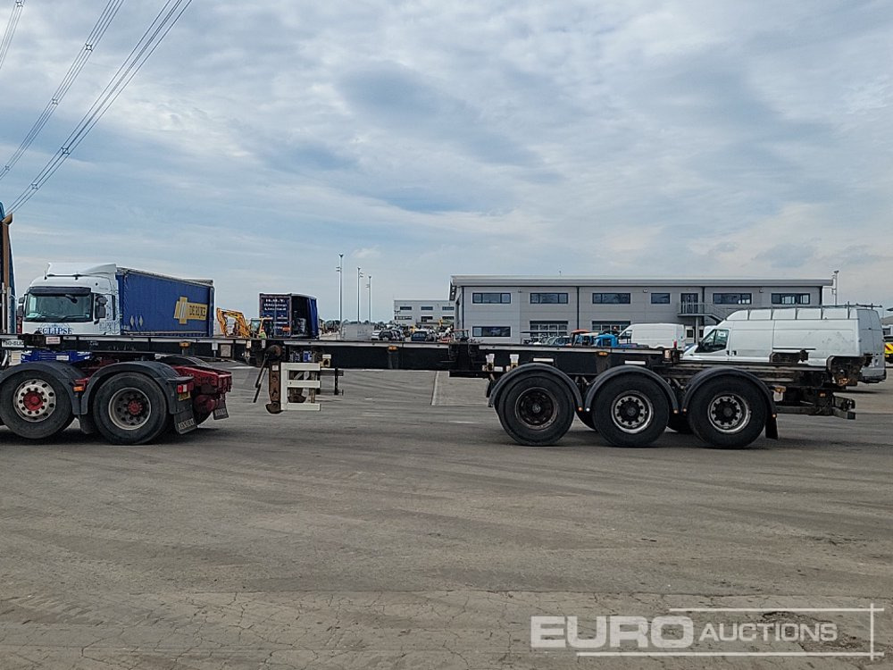 2013 Cartwright Tri Axle Skeleton Trailer, Twist & Lock - Pritschenauflieger/ Plattformauflieger: das Bild 2 2013 Cartwright Tri Axle Skeleton Trailer, Twist & Lock - Pritschenauflieger/ Plattformauflieger: das Bild 2