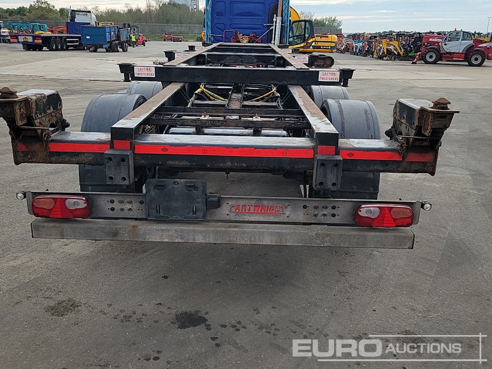 2013 Cartwright Tri Axle Skeleton Trailer, Twist & Lock - Pritschenauflieger/ Plattformauflieger: das Bild 4 2013 Cartwright Tri Axle Skeleton Trailer, Twist & Lock - Pritschenauflieger/ Plattformauflieger: das Bild 4