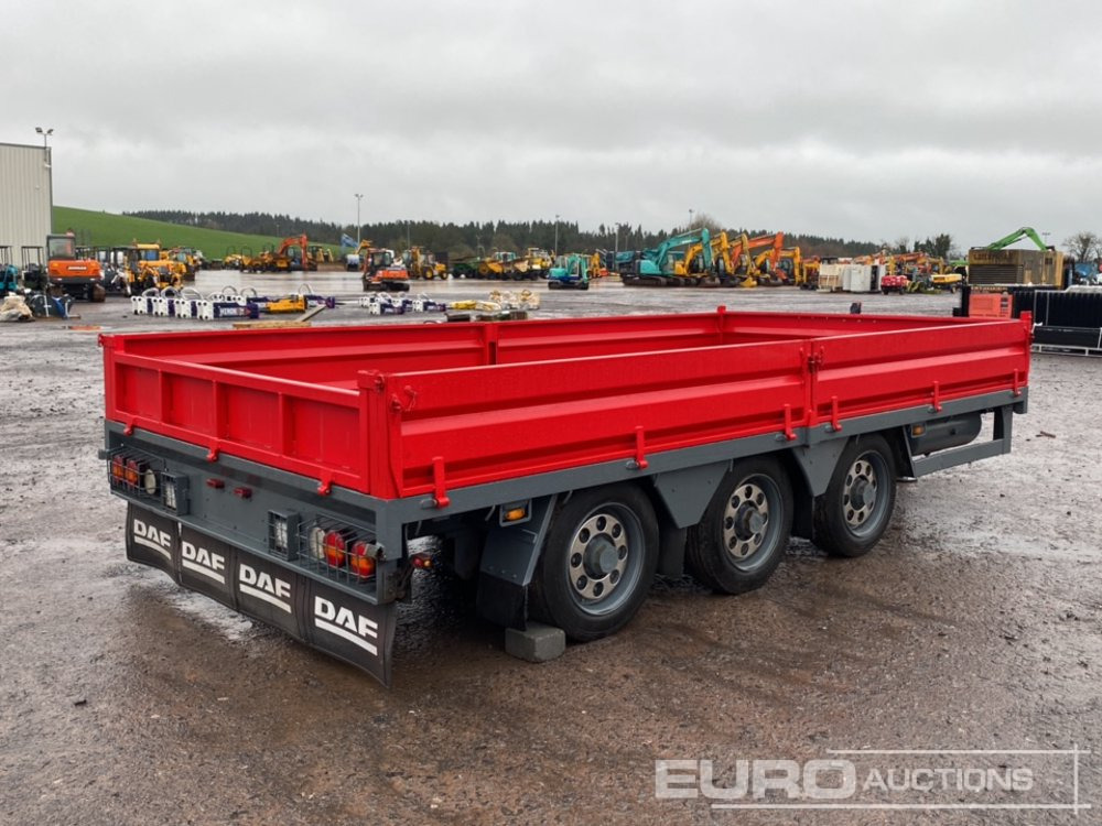 2013 Dooley 10 Ton Tri-Axle Drop Side Drag Trailer - Pritschenanhänger/ Plattformanhänger: das Bild 3 2013 Dooley 10 Ton Tri-Axle Drop Side Drag Trailer - Pritschenanhänger/ Plattformanhänger: das Bild 3