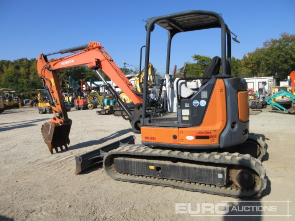 2013 Hitachi ZX40U-5A Rubber Tracks, Blade, Piped, Offset, Canopy - Minibagger: das Bild 2 2013 Hitachi ZX40U-5A Rubber Tracks, Blade, Piped, Offset, Canopy - Minibagger: das Bild 2