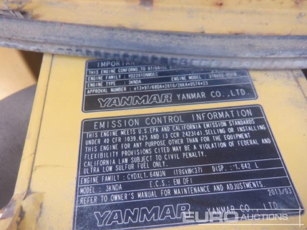 2013 Yanmar C30R-2B - Raupendumper: das Bild 4 2013 Yanmar C30R-2B - Raupendumper: das Bild 4