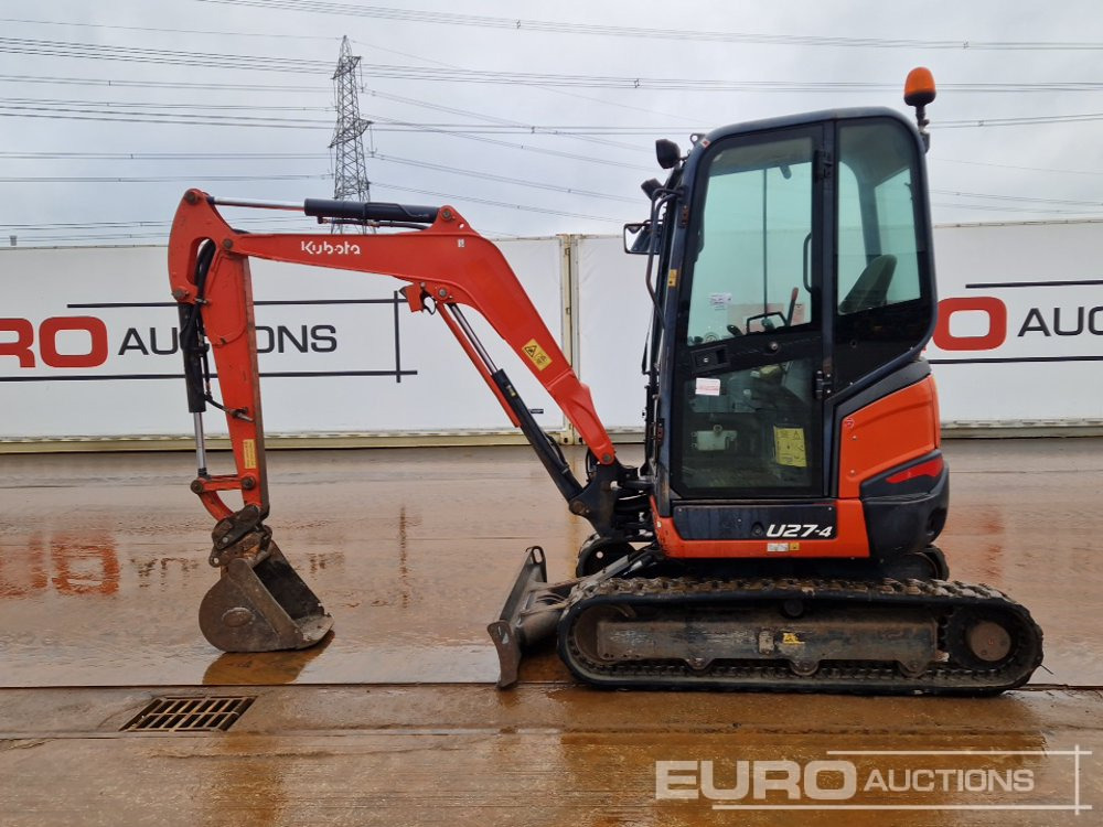 2015 Kubota U27-4 - Minibagger: das Bild 2 2015 Kubota U27-4 - Minibagger: das Bild 2