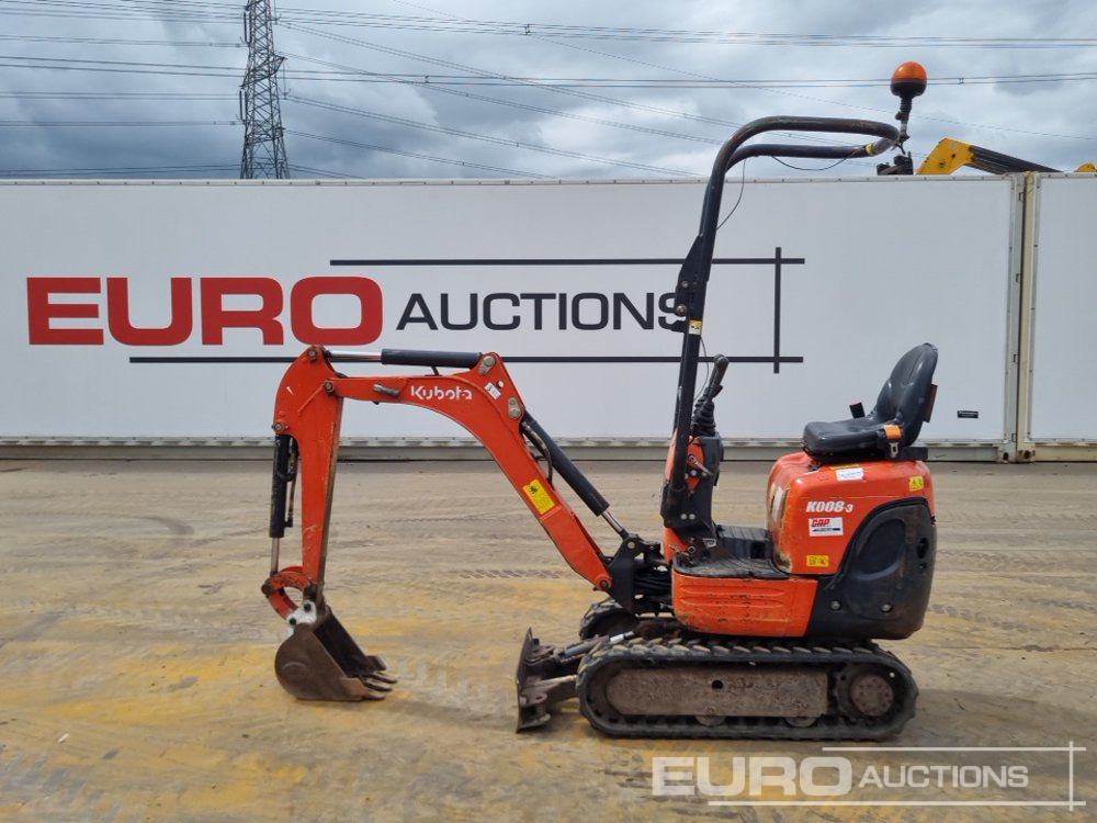 2016 Kubota K008-3 - Minibagger: das Bild 2 2016 Kubota K008-3 - Minibagger: das Bild 2