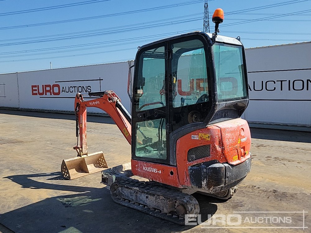 2016 Kubota KX016-4 - Minibagger: das Bild 3 2016 Kubota KX016-4 - Minibagger: das Bild 3