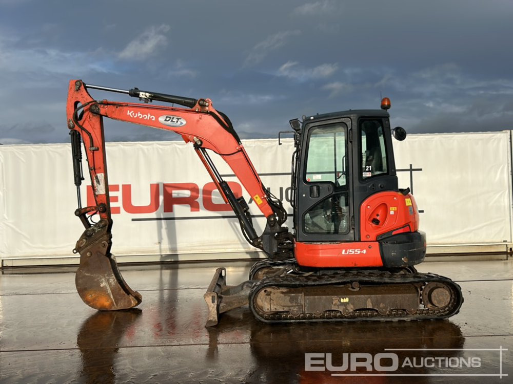 2016 Kubota U55-4 - Minibagger: das Bild 2 2016 Kubota U55-4 - Minibagger: das Bild 2