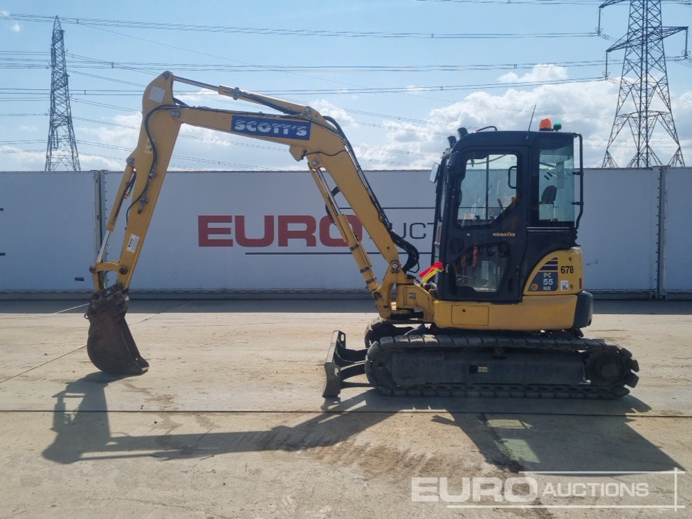 2017 Komatsu PC55MR-3 - Minibagger: das Bild 2 2017 Komatsu PC55MR-3 - Minibagger: das Bild 2