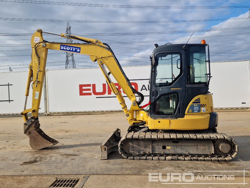 2017 Komatsu PC55MR-3 - Minibagger: das Bild 2 2017 Komatsu PC55MR-3 - Minibagger: das Bild 2