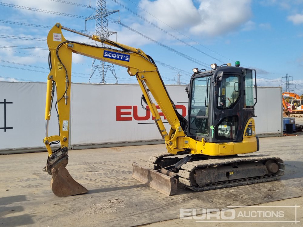 2017 Komatsu PC55MR-3 - Minibagger: das Bild 1 2017 Komatsu PC55MR-3 - Minibagger: das Bild 1