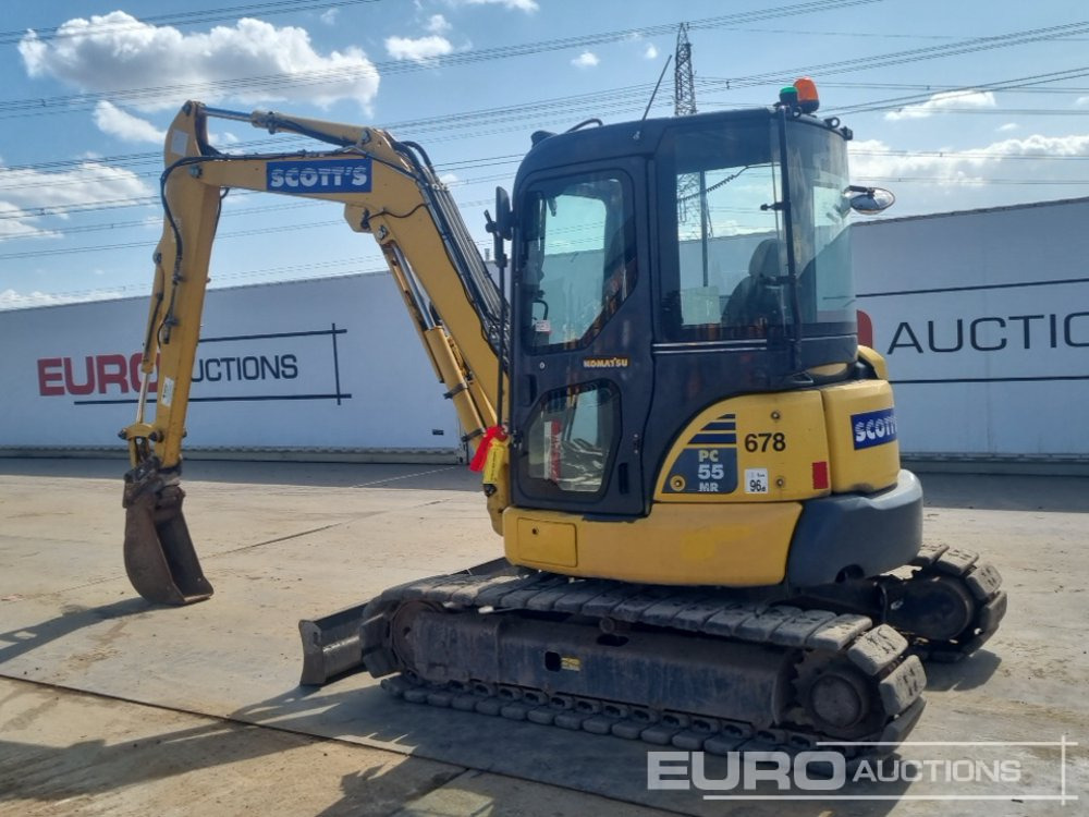 2017 Komatsu PC55MR-3 - Minibagger: das Bild 3 2017 Komatsu PC55MR-3 - Minibagger: das Bild 3